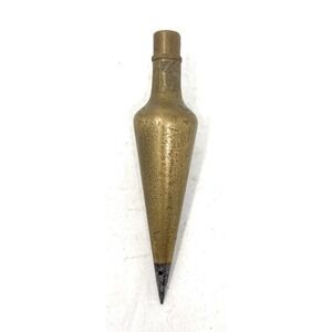 Vintage Chicago 10 Brass Plumb Bob